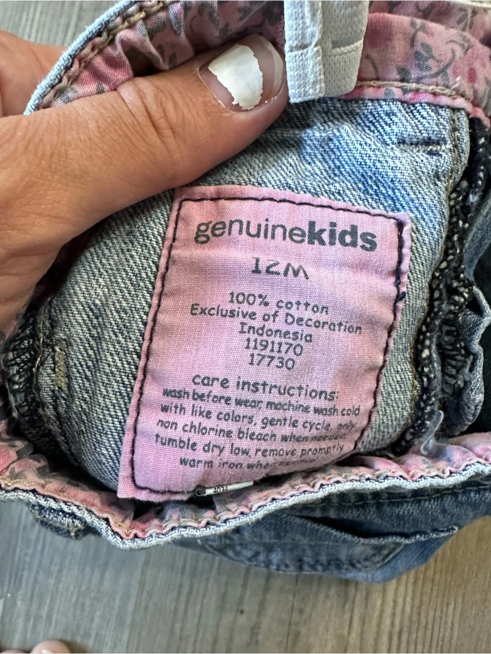 Vintage Kids Denim Shorts - Blue Jean Shorts